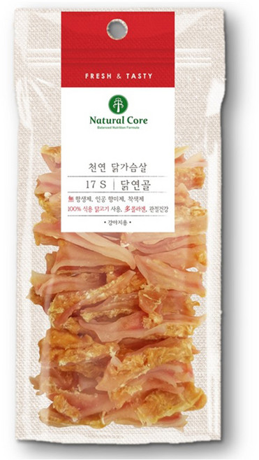 네츄럴코어 닭연골 40gX10개 강아지간식 천연 닭가슴살, 40g, 10개
