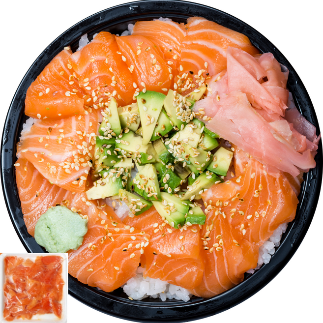 바다더하기 생연어회500g 냉장연어 샐러드용 횟감용 파지 못난이연어회, 1개, 500g