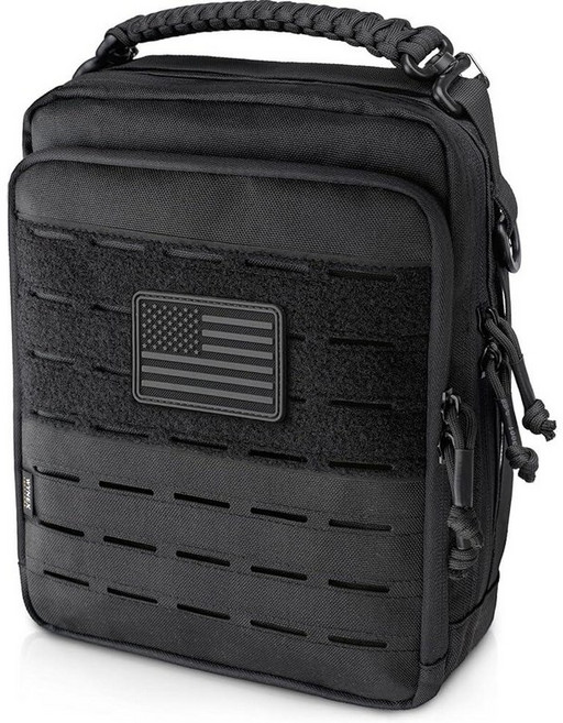WYNEX Tactical Molle 관리 파우치 유틸리티 EDC 파우치 오거나이저 모듈식 공구 파우치 이중 레이어 디자인 의료용 EMT 부착 가방 대용량 탄성 웨빙 인서