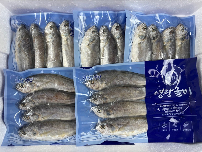 법성포 국내산 영광굴비 5호 19cm내외 1.55kg 내외 2팩 5팩 굴비선물세트, 1세트, 영광굴비 5호 4미 5팩
