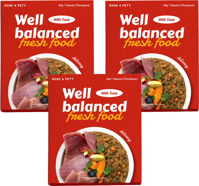 본아페티 눈물 기능성 자연 화식 눈건강 강아지 사료 기호성 좋은 습식, 참치, 80g, 30개