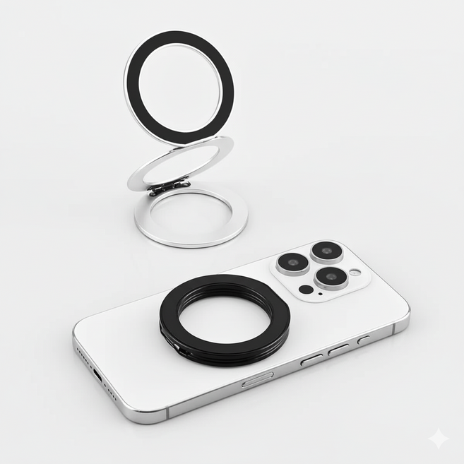 프리디 듀얼 맥세이프 마그네틱 링 초강력 초슬림 양면메탈링 헬스장 그립톡 스마트링 거치대