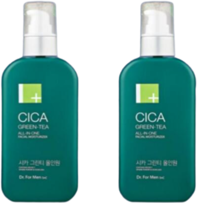 시카 그린티 남자 올인원로션 2개 200ml+200ml 속부터 채워주는 촉촉한 남성 피부결, 남자 시카 올인원로션 본품(200ml)+리필(200ml