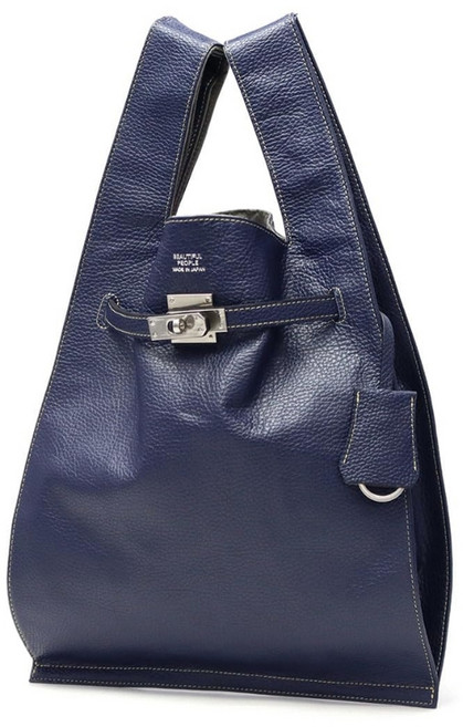 [Beautiful People] 뷰티풀 피플 L 토트백 소가죽 토트백 일본제 611952 네이비