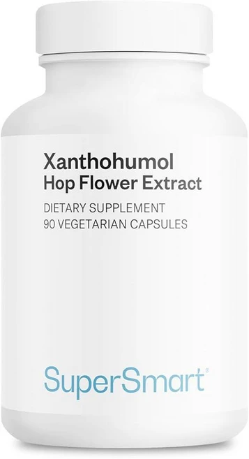 Supersmart - Xanthohumol 보충제 하루 150mg (홉스 플라워 추출물) | GMO 프리 및 글루텐 프리 - 채식주의자 캡슐 90개, Supersmart - Xanthohumol 보충제 하, 1개 - 쿠팡