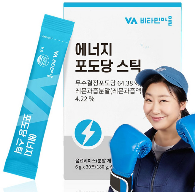 비타민마을 에너지 포도당 비타민C 스틱 30포, 180g, 1개