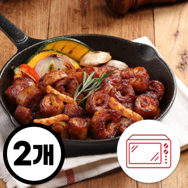 서라벌 대구 돼지 막창 양념막창 술안주 전자레인지 간편식 180G 2개