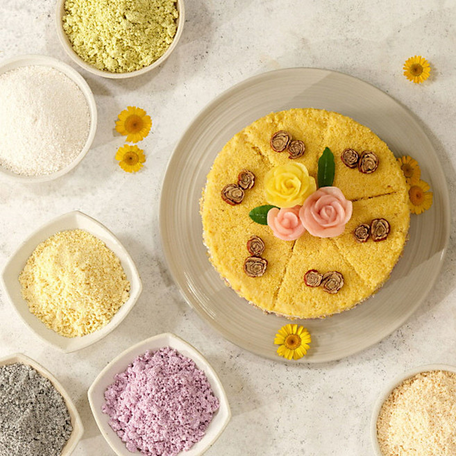 국산 무지개떡 만들기 천연재료 습식 쌀가루 모음 500g, 쑥 현미 쌀가루 500g, 1개