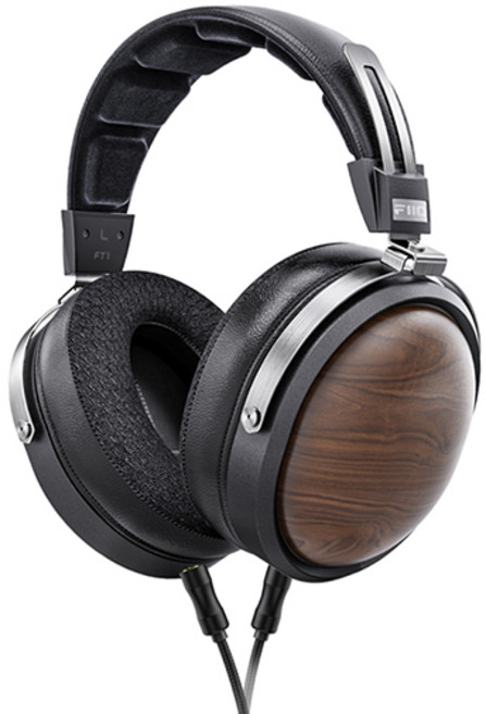 FiiO FT1 유선 헤드폰 피오, Black Walnut
