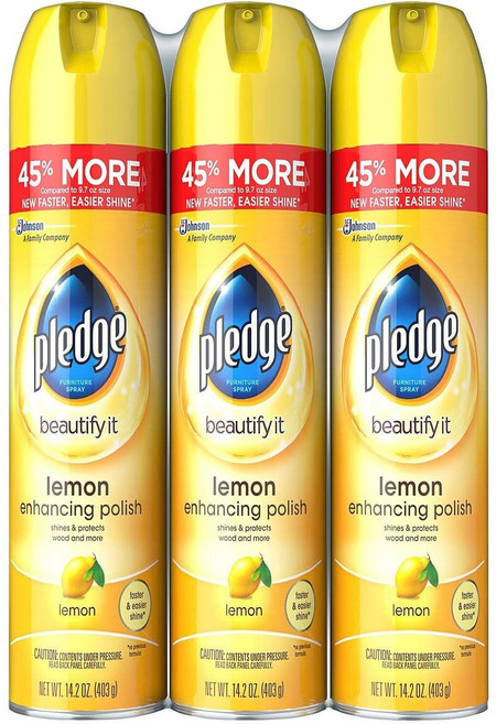 프레지 가구 광택제 레몬향 403g X 3개입, 3개