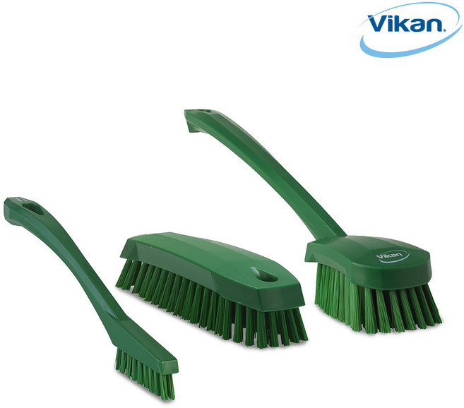 [바이칸] 욕실청소 3종세트(브러쉬) B타입, 1세트, 녹색