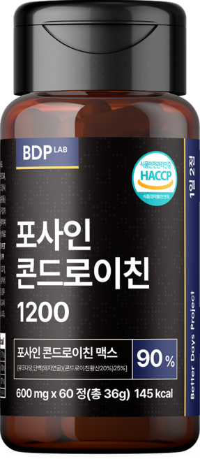 [정품] 비디피랩 포사인 콘드로이친 1200 식약청, 1개, 60정