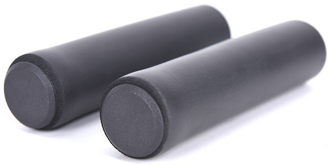 자전거 킥보드 핸들스펀지 부드러운 그립 쿠션 패드 손잡이 충격완화, 핸들쿠션그립, 1세트, 블랙