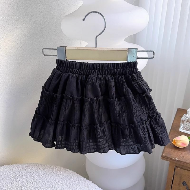 스모크치마바지 키즈 밴딩 캉캉 프릴 스커트