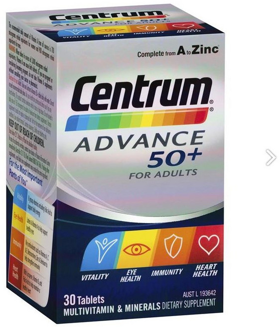 센트룸 Advance 50세이상 종합영양제 30정, 1개