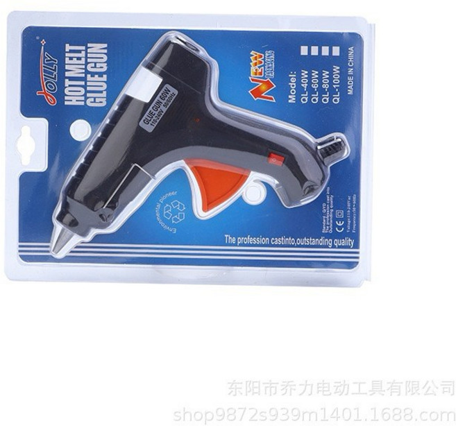 100W 白色熱熔膠槍, 1個, 60W 黑熱熔膠槍（送15cm 膠條）