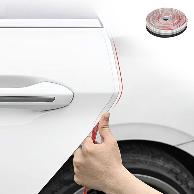 LXU 차량용 도어가드 몰딩 문콕방지 기스방지 보호몰딩, 1개, 투명
