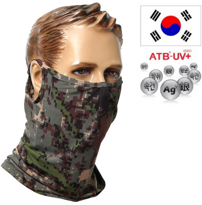 ATB 멀티 하프 군인 목티 디지털 라이딩 스포츠 목토시 귀걸이 마스크