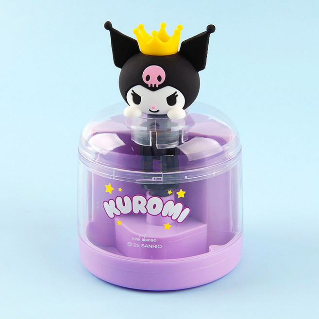 산리오 티아라 자동 연필깎이, 쿠로미, 1개