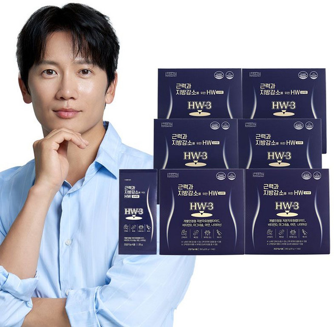 근력과 지방감소를 위한 HW 오곡맛 쉐이크, 6박스, 25g