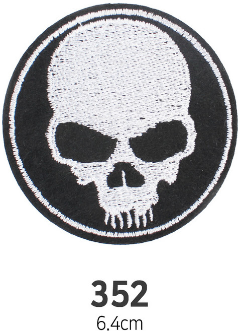 와펜 DIY 자수 패치 와펜모음 열부착식와펜, 4개, 와펜 패치 352번