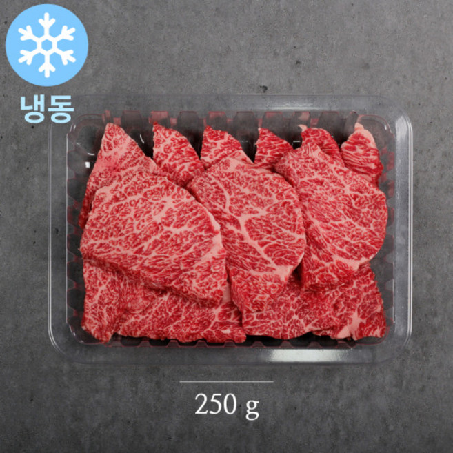 [냉동/암소]명품한우금오 1등급 한우 꽃갈비살 기획(250g+250g), 250g, 2개