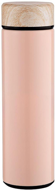 Mini Thermos 귀여운 물병 - 198.4g(7온스) 작은 단열 진공 18/10 스테인리스 스틸 소형 플라스크 - 누출 방지 및 흘림 방지 및 음료 커피 차를 위해, 15.2 Ounces, 핑크, 1개
