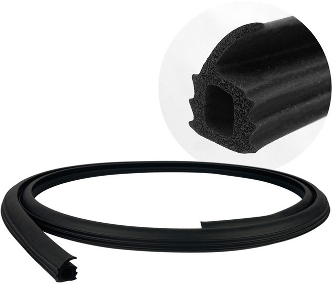 벤스마켓 현관문전용 가스켓 날개형 검정색, 1개