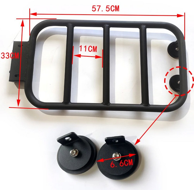 JB64 스즈키 합금 4X4 윈도우 사다리 등반 리어 2025 2019 사이드 JB74 오프로드 호환 알루미늄 짐니, one side