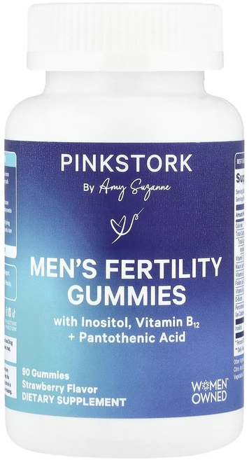 단백질 비타민 철분 마그내슘 칼슘 Pink Stork 남성 임신을 돕는 구미젤리 딸기 구미젤리 90개 고루고루섭취해주세요, PinkStork남성임신을돕는구미젤리딸기구미젤리90개 - 쿠팡