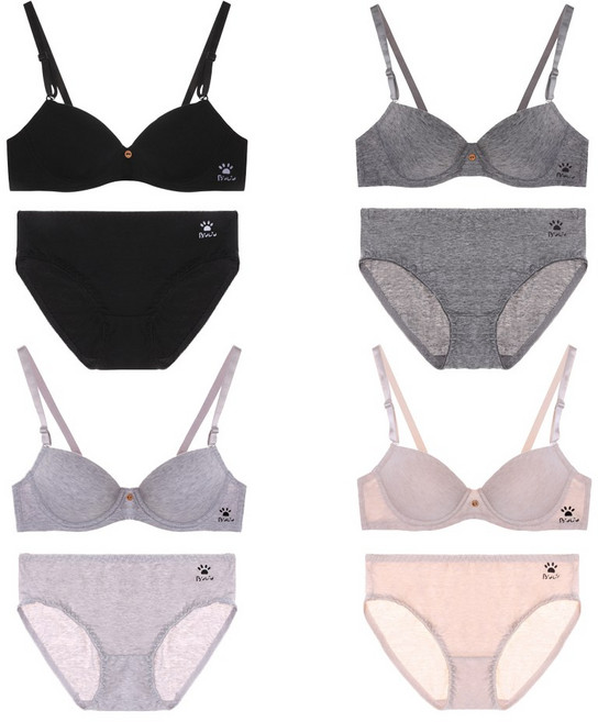 르브니 주니어 3단계 브라팬티 8종 RK줄리엣 성장기 중고등학생 속옷 8종세트