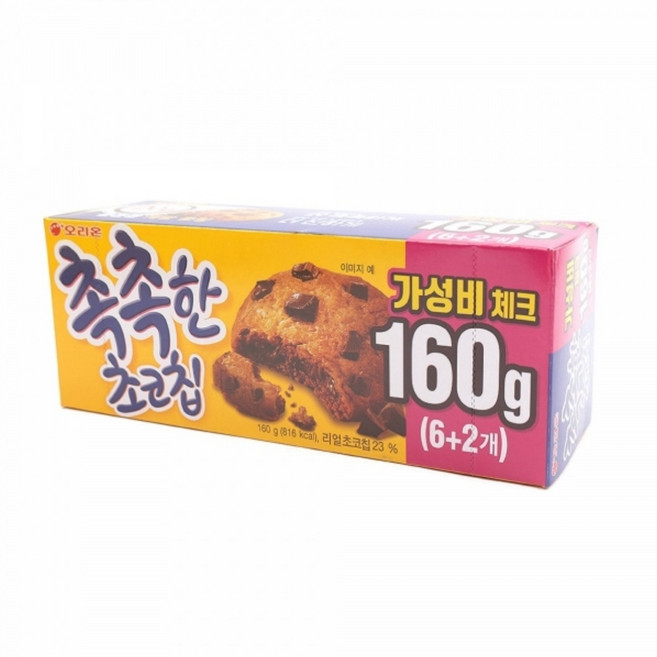 오리온 촉촉한 초코칩, 160g, 20개