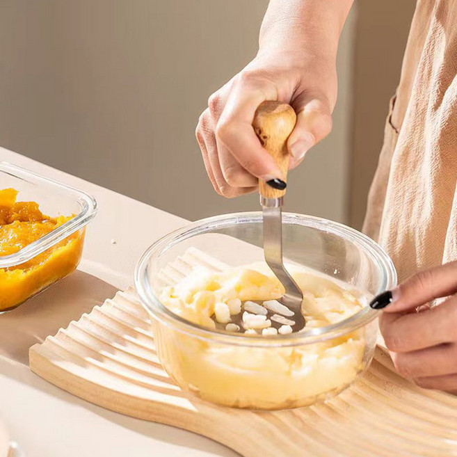 귀여운 미니 스텐 감자 으깨기 고구마 계란 으깨기, 2개