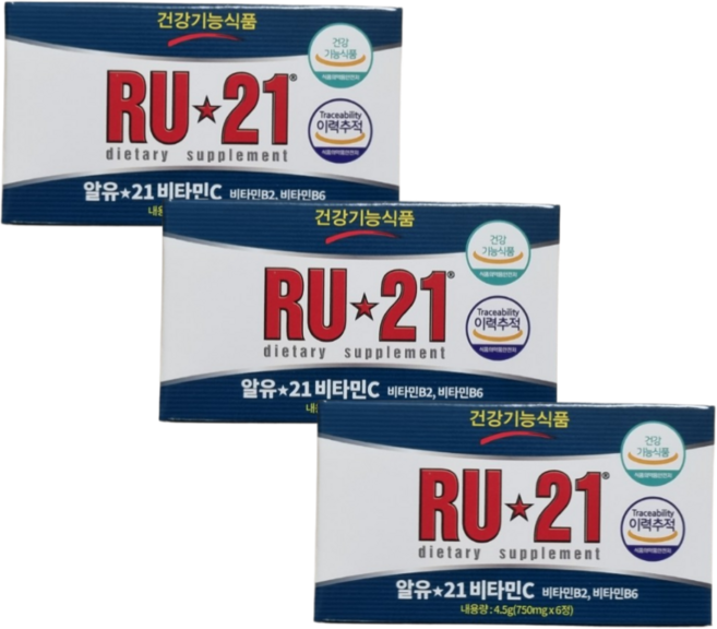 스피릿 사이언스 알유21 비타민C, 6정, 3박스