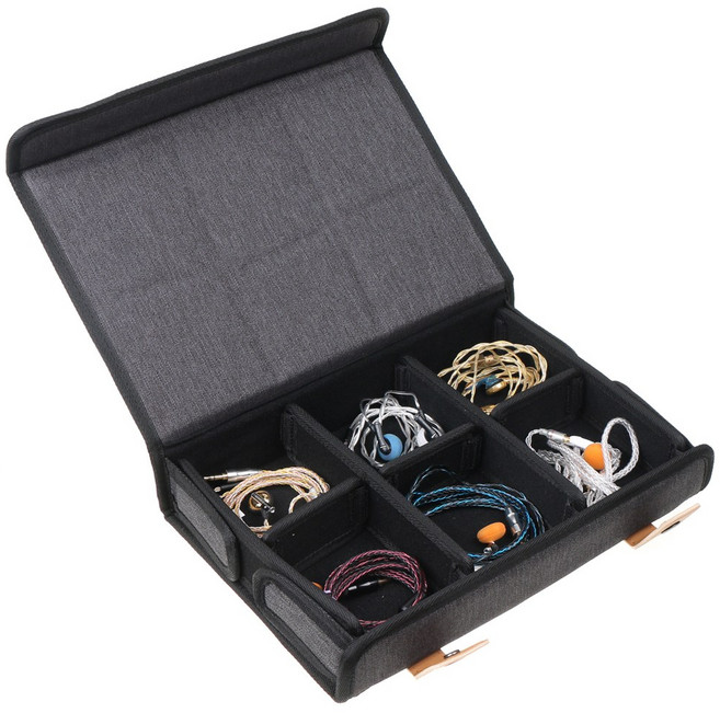 크로스라인 이어폰케이스 디지털 보관함 이어폰파우치 기기 하드케이스, 01. 2구 보관함, 1개