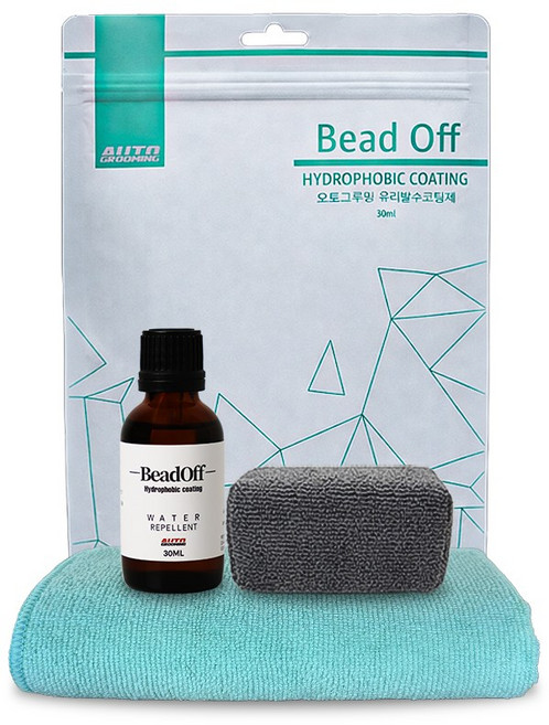 오토그루밍 비드오프 자동차 유리 발수 코팅제, 1개, 30ml