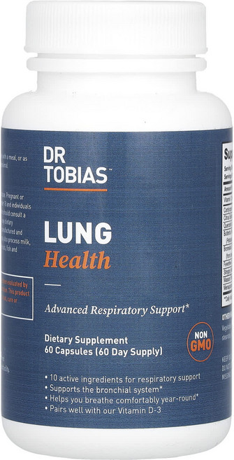 Dr. Tobias 폐 건강 캡슐 60정