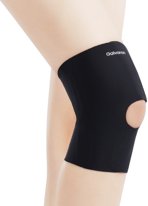 Galvaran 여사 초슬림 무릎보호대, black, 1개