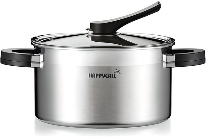 해피콜 인덕션 넘침방지 3중 IH 스테인레스 곰솥냄비, 24cm, 1개