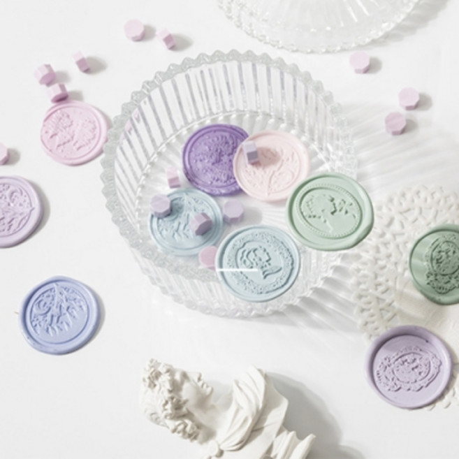 [레트로라운지] 미니 씰 왁스 (9종), 3.펄핑크파우더