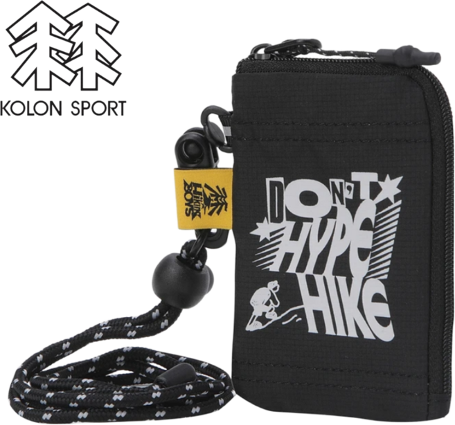 [매장발송]코오롱스포츠 공용 가방 카드 파우치 보조가방 크로스백