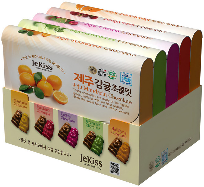 제키스 제주 종합 초콜릿 5종 세트, 175g, 1세트
