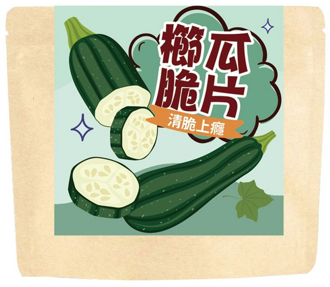 櫛瓜脆片 清脆上癮, 40g, 1個