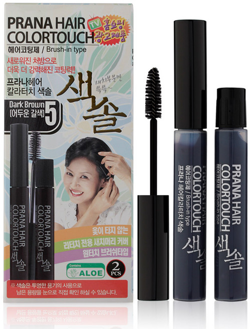 프라나 헤어칼라 터치 색솔, 5호 어두운갈색, 1개