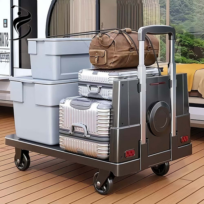 복나이트 카트 편리한 접이식카트 견고한 폴딩카트 쇼핑카트 손수레, 1, 1개