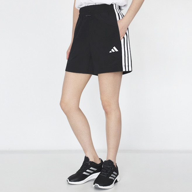 아디다스 여성 트레이닝 반바지 W 에센셜 3S 라이프스타일 우븐 쇼츠