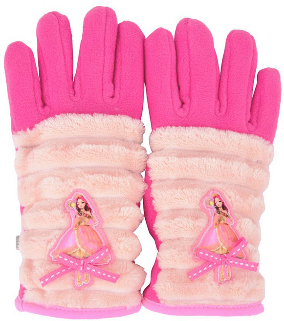 시크릿쥬쥬 퍼 캐릭터 패치 손가락 장갑