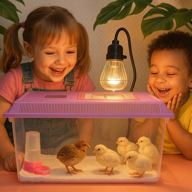 KC인증 중형 병아리육추기X5 . 병아리집 . 병아리육추기 . 미니메추리육추기 .앵무새 육추기 .병아리 집, 1개