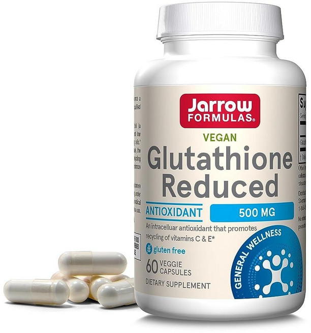 자로우포뮬러스 영양제 글루타치온 리듀스 500mg 캡슐 Jarrow Formulas, 1개, 120정