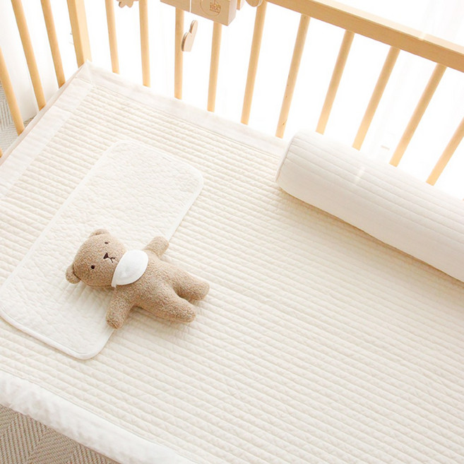 헬로미니미 아기 누빔 침대패드 신생아 패드 리안드림콧 벨라, 체리, 1개